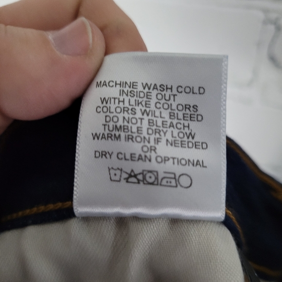 BRIDGE BY GLY | mid rise ankle skinny stretch distressed raw hem jeans - Picture 8 of 8